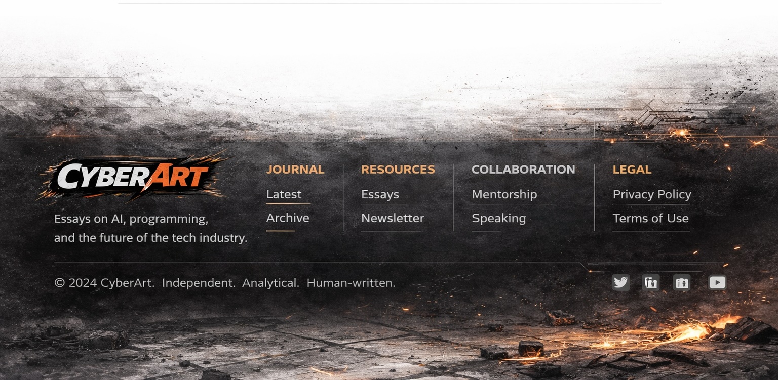 Footer design preview